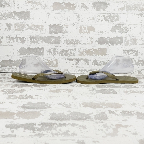 Abound Green Flip Flops Slippers Sandals V628 - Picture 7 of 11